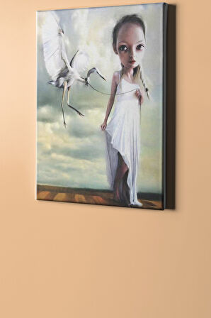 Sayılarla Boyama Seti Kasnaklı Leylek Terbiyecisi 60 X 75 Cm