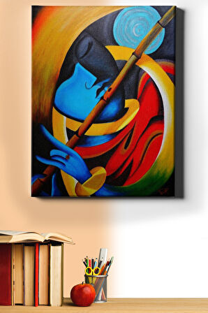 Sayılarla Boyama Seti Kasnaklı Neyzen 40 X 50 Cm