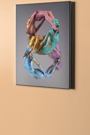 Sayılarla Boyama Seti Kasnaklı Sonsuzluk Döngüsü 50 X 65 Cm