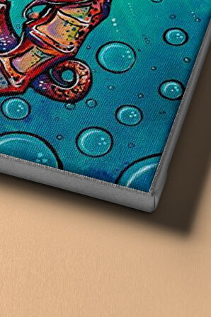 Sayılarla Boyama Seti Kasnaklı Deniz Atı 50 X 65 Cm