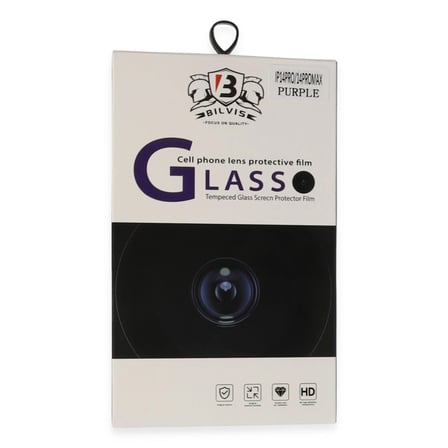 Apple İphone 14 Pro Max Bilvis Titan Kamera Lens - Derin Mor