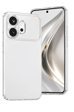 Huawei Honor 600 Lüx Şeffaf Silikon - Şeffaf