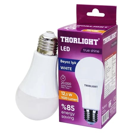 12,3 W Led Ampul Beyaz