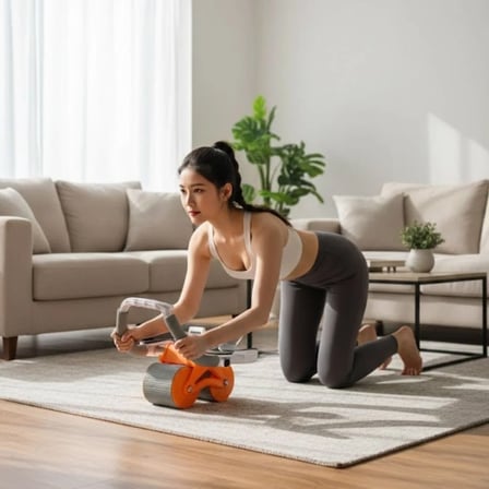 Dijital Sayaçlı Çek-Bırak Mekik Aleti – Karın Ve Core Güçlendirici Evde Spor Aleti