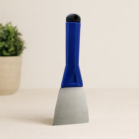 80 Mm Metal Kazıma Spatulası (Plastik Saplı, Kapaklı)