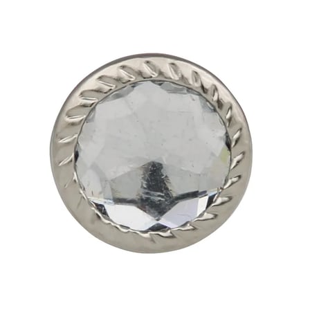 Dekoratif Parlak Taşlı Kabara Raptiye 17 Mm - 50 Adet