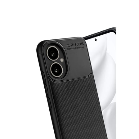 Honor 400 Kılıf Auto Focus Karbon Kapak - Siyah