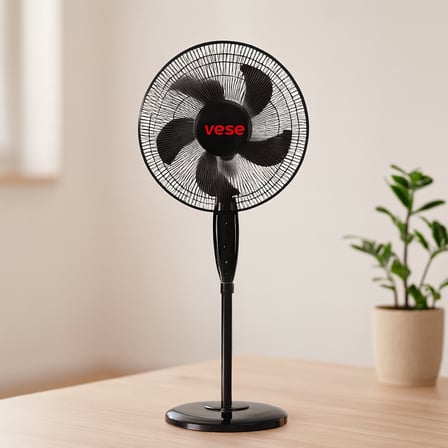 16 Inç Ayaklı Vantilatör 45W 5 Kanat 3 Kademe