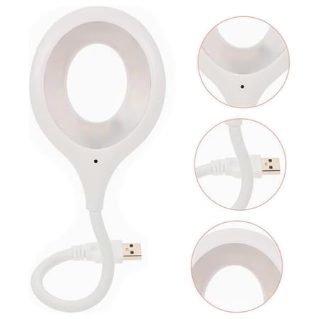 Portatif Akrobatik 20 Smd Ledli Usb Gece Kitap Okuma Çalışma Lambası (Powerbank Uyumlu)