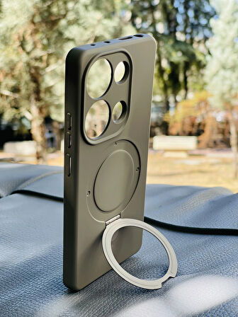 Xiaomi Redmi Note 13 Pro 4G Kılıf MgSafe Özellikli Standlı Pastel Renkler Azn-Reggal