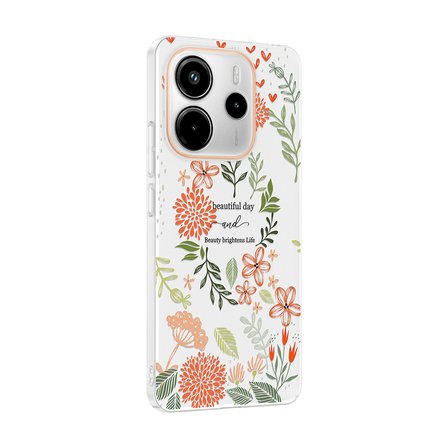 Xiaomi Redmi Note 14 4G Uyumlu Kılıf Desenli Kapak Zr-Klip