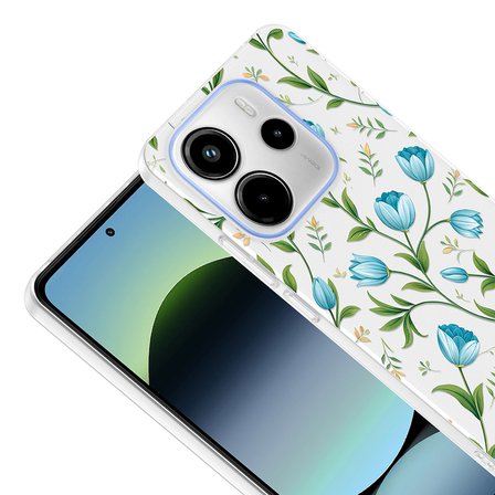 Xiaomi Redmi Note 14 4G Uyumlu Kılıf Desenli Kapak Zr-Klip