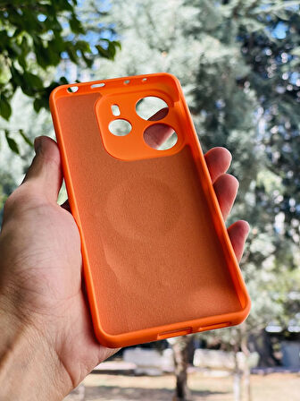 Xiaomi Redmi Note 14 4G Kılıf MgSafe Özellikli Standlı Pastel Renkler Azn-Reggal