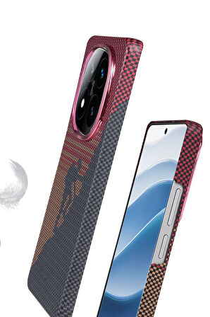 Xiaomi Redmi Note 14 Pro 5G Kılıf Kevlar Şık Görünüm Magesafe Özellikli Azn-Vga-Mgsf