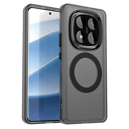 Xiaomi Note 14 Pro 4G Uyumlu Kılıf Renkli Kenarlı Magesafe Özellikli Hlt-Colour