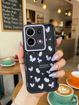 İnfinix Note 30i Uyumlu Kılıf Desenli Darbe Emici Kamera Korumalı Hlt-DsnAnns