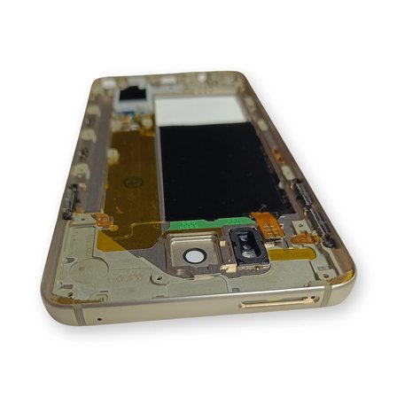 Samsung N920 Kasa Samsung Galaxy Note 5 Gold Renk Orta Kasa Çıtalı on off Ses tuş bordu Kamera Lensi