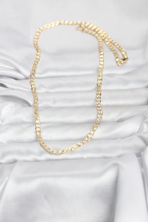 CM 14K Gold Renk Zincir Model 60 cm Kadın Kolye