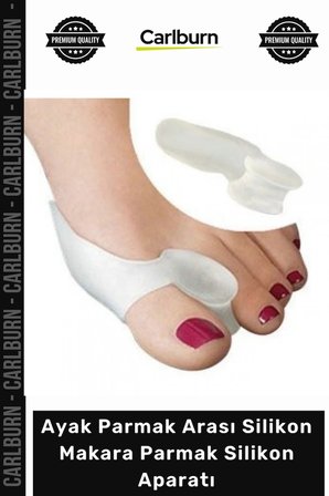 #AyakBakım Ortopedik Hallux Valgus Destek Ayak Parmak Arası Silikon Makara Parmak Silikon Aparatı