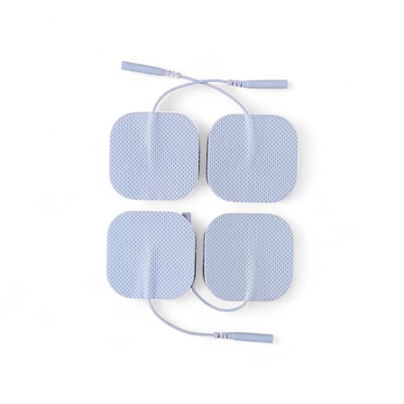 #TensPedi Masaj Fizik Tedavi Yumuşak Esnek Medikal Elektrot Ped 5 X 5 Cm Kablolu 40 Adet Tens Pedi