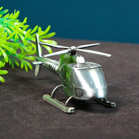 Dekoratif Metal Helikopter