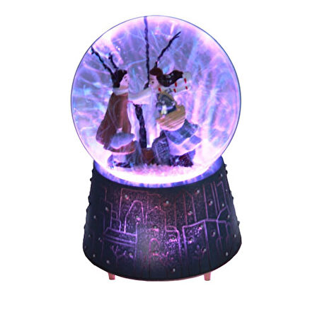 Orta Boy Kiş Masali Temali Pilli Kar Küresi