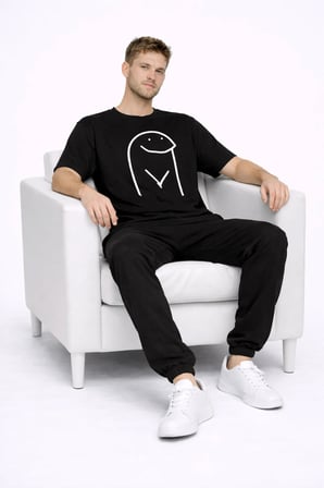 Sevgili Kombini Çift Tişört Oversize Unisex Matching Couple Minimal Çizim Tasarım Çift Kombin Seti