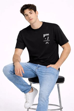 Sevgili Kombini You I Yazılı Çift Tişört Oversize Unisex Partner Kombin Seti