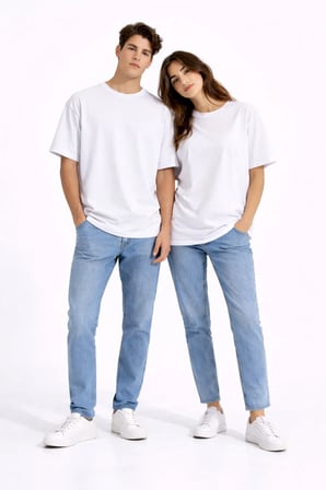Sevgili Kombini Perfect Pair Ayıcık Baskılı Çift Tişört Oversize Unisex Partner Kombin Seti