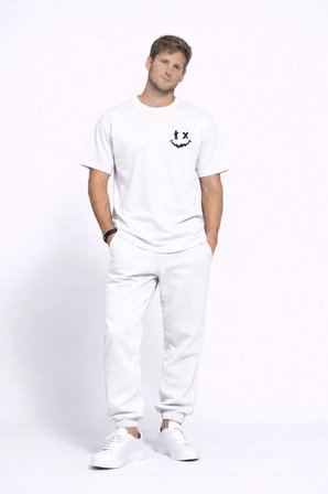 Sevgili Kombini Çift Tişört Oversize Unisex Uyumlu Çift Kombin 2'li Set