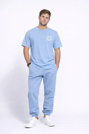 Sevgili Kombini Çift Tişört Oversize Unisex Uyumlu Çift Kombin 2'li Set