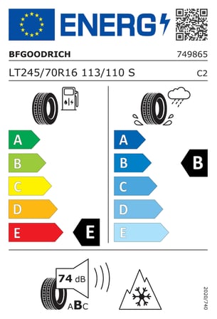 245/70R16 113/110S ALL-TERRAIN T/A KO2 Üretim Tarihi: 2026 Oto 4 Mevsim Lastiği