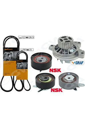 DEVİRDAİMLİ TRİGER SETİ 122x26.5 -081x21 T4 2.5TDI - LT35 2.5TDI ACV-ANJ-AVR