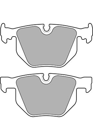 Lp1834 Fren Balatası Arka Bmw E65 E66 Lp1834