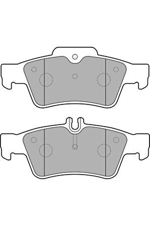 Fren Balatası Arka Mercedes C218 C219 W211 S211 W212 S212 W221 C215
