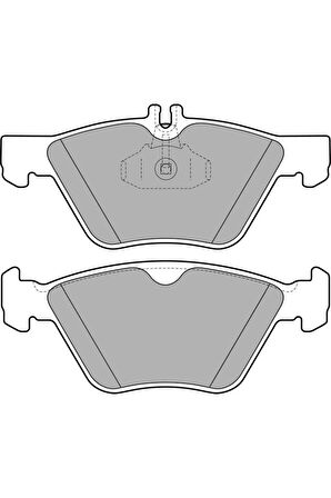 Fren Balatası On Mercedes W210 W211 S211 C208 A208