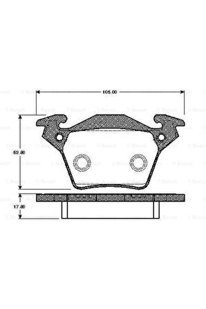 FREN BALATASI ARKA MERCEDES VITO W638 96 03