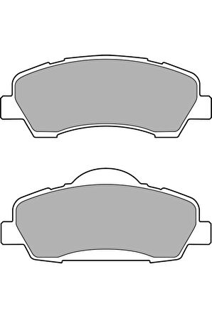 Ön Fren Balatası Peugeot P301 12 P308 13 Cıtroen C-elysee 12 C4 14 266mm
