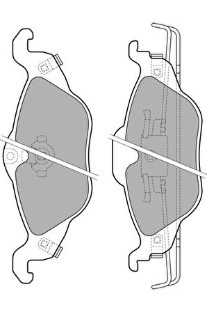 ÖN FREN BALATASI ASTRA G 1.2-1.4-1.6-1.7D-1.8-2.0D 98-05 ZAFIRA 1.8-2.0D 16V 98-