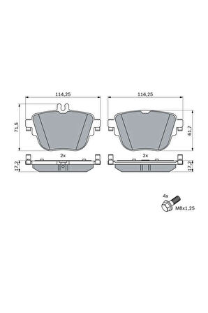 FREN BALATASI ARKA MERCEDES C257 W213 S213 C238 A238