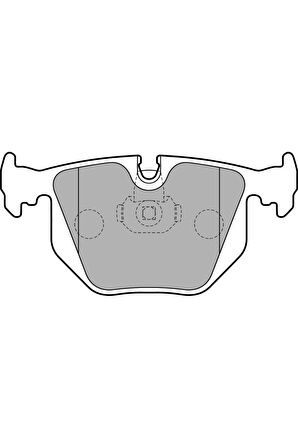 Fren Balatası Arka Bmw E38 E46 E53 E83 Z4 M5 E39 Range Rover 3 L322 02 12