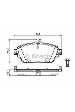 Fren Balatası On Mercedes W176 W246 C117 X117 X156