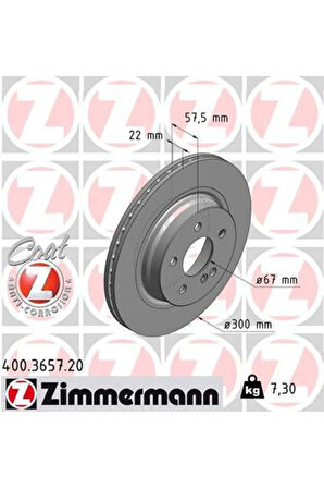 Fren Dıskı Arka Mercedes W204 S204 C204 C207 A207