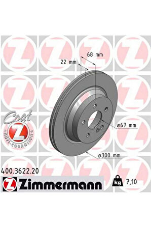 Fren Dıskı Arka Mercedes X204 W211 C219 C218 W212 S212 313105