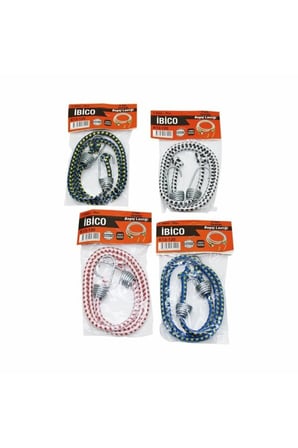 5 Adet Yuvarlak Bagaj Lastiği – 6 MM Esnek Bağlama Lastiği Kanca Uçlu Araç Motosiklet Bisiklet İçin Bungee Cord