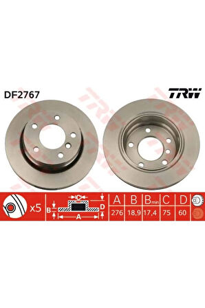 FREN DISKI ARKA HAVALI BMW E36 E46