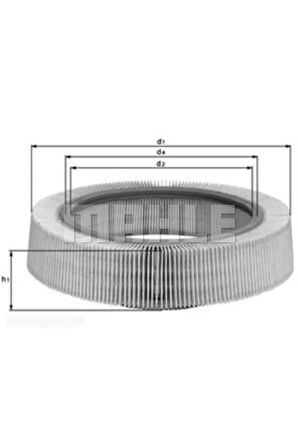 HAVA FILTRESI MERCEDES M102 W201 W124 S124 C124 A0030943804