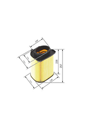 HAVA FILTRESI MERCEDES M274 W204 W205 C205 W213 R172 X253