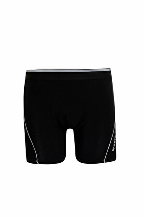 Erkek 3'lü Siyah Compact Renkli Boxer