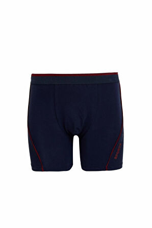 Erkek 3'lü Siyah Compact Renkli Boxer